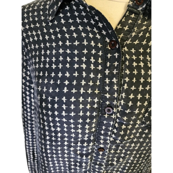 Rebecca Minkoff Silk Blouse Size 10 *runs small* - Picture 4 of 13